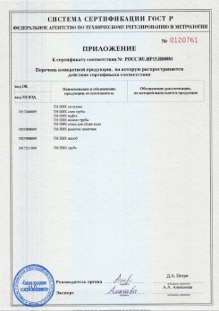 2020.02.06 Елец - Приложение 1 к сертификату изделия системы водосточной.